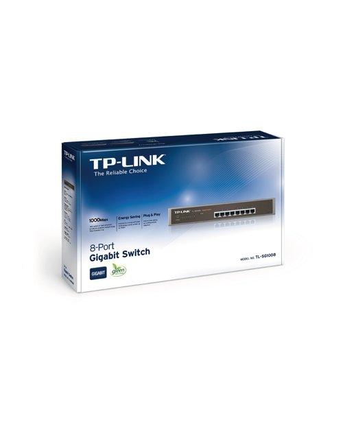 TP-Link TL-SG1008 8-портовый гигабитный коммутатор - фото 1