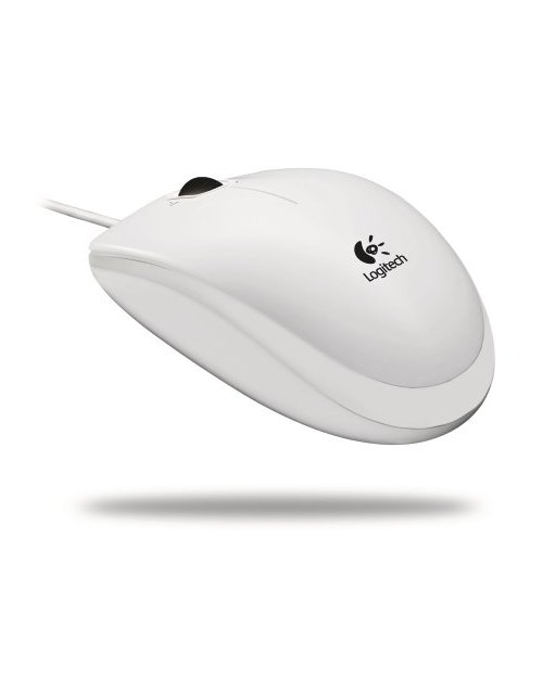 Logitech  B100 Optical USB Mouse White