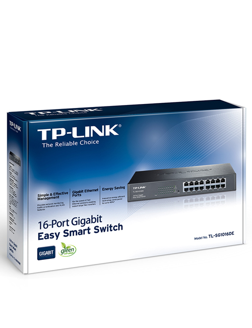 TP-Link TL-SG1016DE Easy Smart гигабитный 16-портовый коммутатор - фото 3