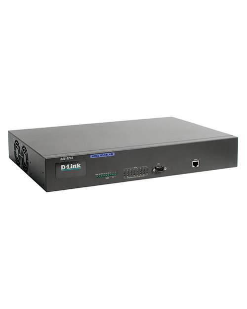D-Link   DAS-3216/RU IP DSLAM с 8 ADSL-портами и 1 портом 10/100BASE-TX