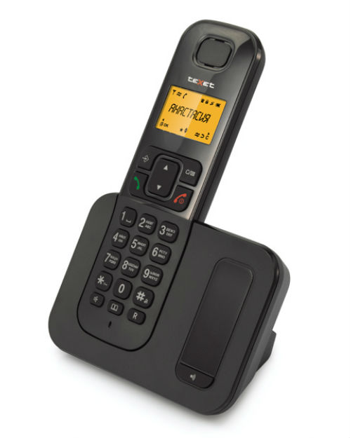 Texet  Бесшнуровой телефонный аппарат  TX-D6605А (черный)