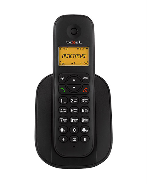 Texet  Бесшнуровой телефонный аппарат  TX-D4505A черный