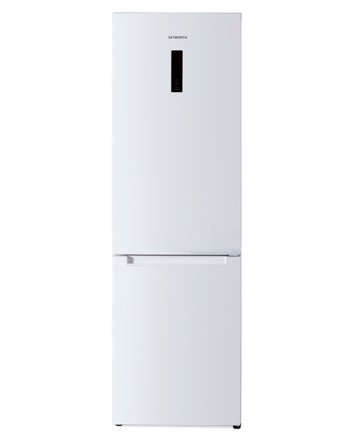 SKYWORTH  Холодильник  SRD-489CBE 337L(237+100), A+++,No frost, Led-display,Egg+Ice tray, 600×685×1950,white