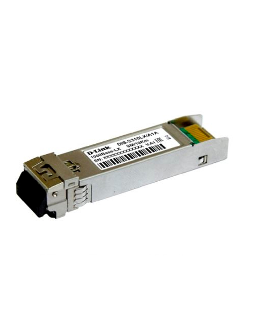 D-Link DIS-S310LX/A1A SFP-трансивер с 1 портом 1000Base-LX для одномодового оптического кабеля (до 1 - фото 1
