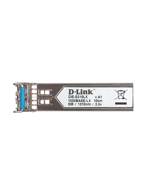 D-Link DIS-S310LX/A1A SFP-трансивер с 1 портом 1000Base-LX для одномодового оптического кабеля (до 1 - фото 2
