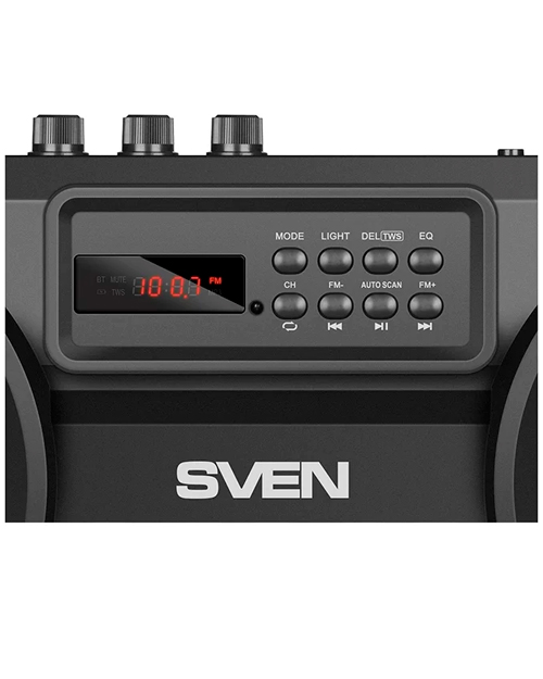 SVEN PS-580, черный, акустическая система 2.0, мощность 2x18 Вт (RMS), TWS, Bluetooth, FM, USB - фото 5