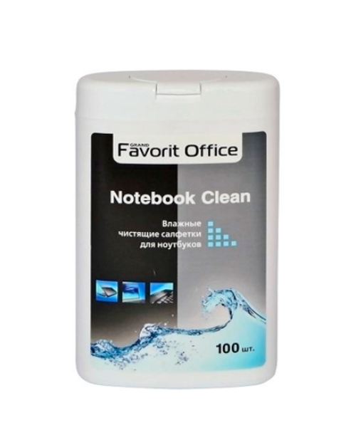 FAVORIT OFFICE  F430029 "" Notebook Clean Влажные салфетки для Ноутбуков (фляга - 100 шт)