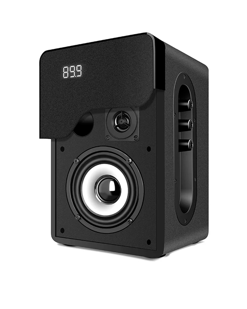 SVEN SPS-710, чёрный, акустическая система 2.0, мощность 2x20Вт (RMS), FM-тюнер, USB/SD, дисплей - фото 3