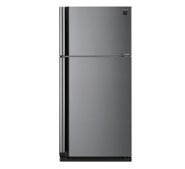 Холодильник Sharp SJXG55PMBK с верхним расположением морозильной камеры, black (556(394+162),A++,Full No Frost/Hybrid Cooling/Extra-Cool, J-TECH Inverter, 820 x1870 x740)