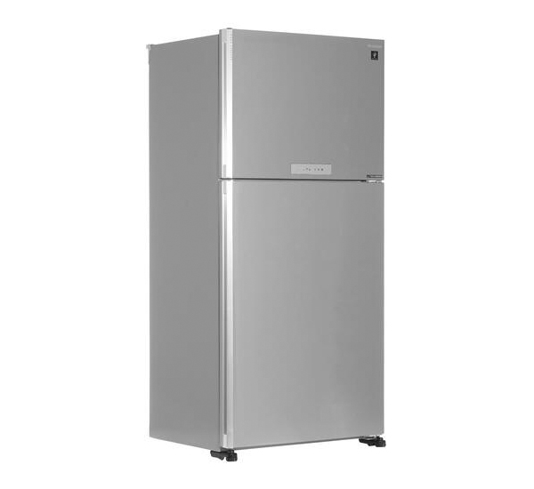 Холодильник Sharp SJXG60PMSL с верхним расположением морозильной камеры, silver (600(422+178),A++,Full No Frost/Hybrid Cooling/Extra-Cool, J-TECH Inverter, 865 x1870 x740)