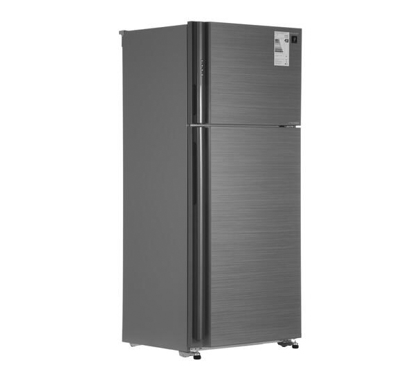 Холодильник Sharp SJXP59PGSL с верхним расположением морозильной камеры, silver/glass (600(422+178),A++,No Frost/Hybrid Cooling/Extra-Cool, J-TECH Inverter, 800 x1850 x735)