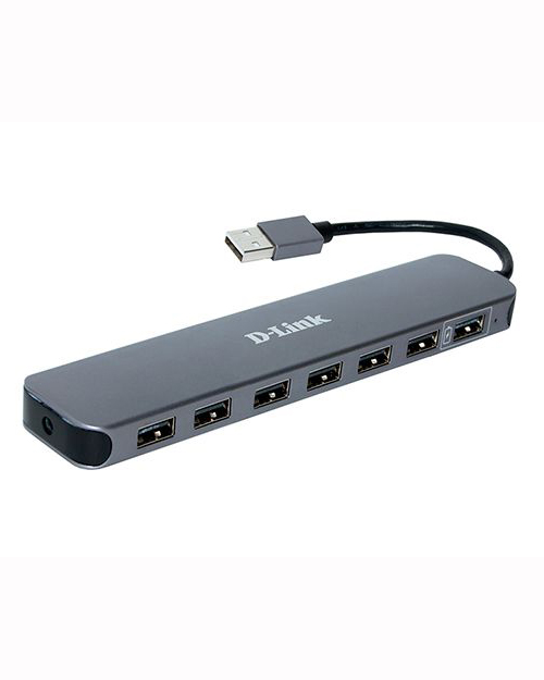 D-Link   DUB-H7/E1A комбинированный 7-ти портовый концентратор