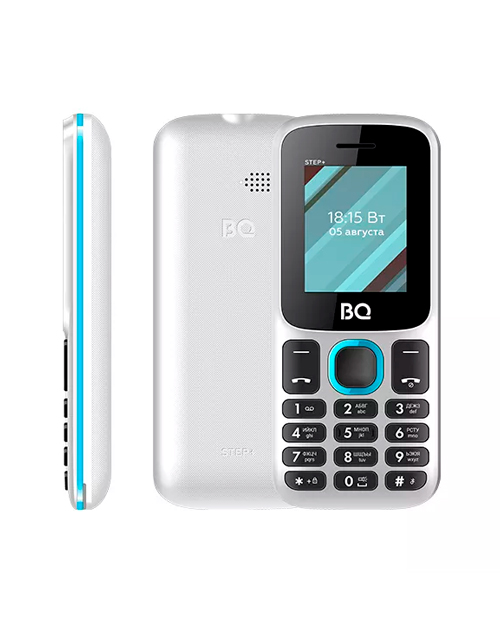 Мобильный телефон BQ-1848 Step+ white+blue