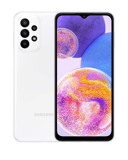 Смартфон Samsung Galaxy A23 128GB, White (SM-A235FZWKSKZ)