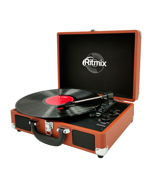 Проигрыватель виниловых пластинок RITMIX LP-160B Brown - фото 2