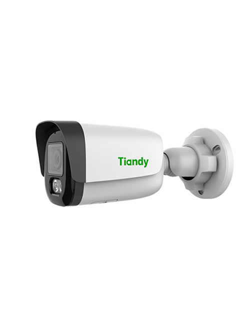 Tiandy 4Мп уличная цилиндрическая IP-камера 4мм, 2 Warm lights 15m, 512Гб слот SD, кнопка reset - фото 1