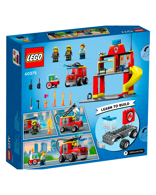 Lego 60375 Город Пожарная часть и пожарная машина - фото 3