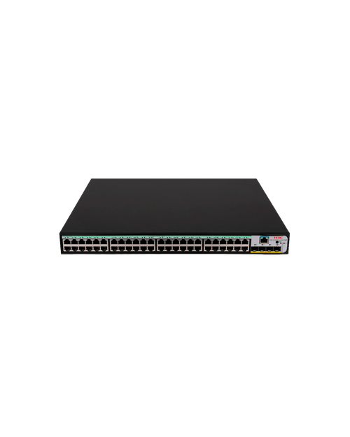 H3C  Коммутатор  S1850V2-52X-PWR L2 Ethernet Switch with 48*10/100/1000BASE-T PoE+ Ports and 4*1G/10G BASE-X SFP Plus Ports,(AC)