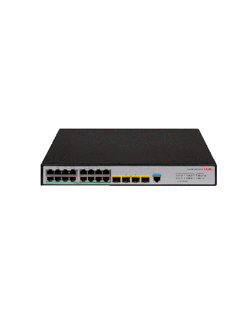H3C  Коммутатор  S5120V3-20P-LI L3 Ethernet Switch with 16*10/100/1000BASE-T Ports and 4*1000BASE-X SFP Ports,(AC)