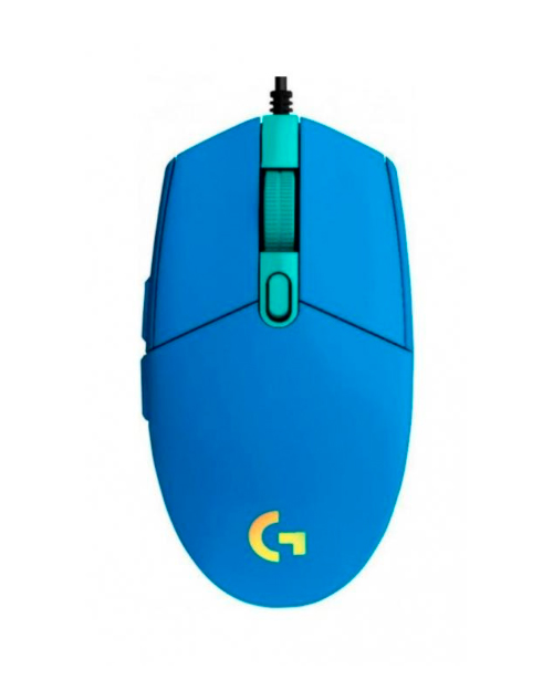 Проводная игровая мышь LOGITECH G102 blue - фото 2