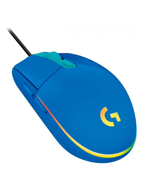 Проводная игровая мышь LOGITECH G102 blue - фото 3