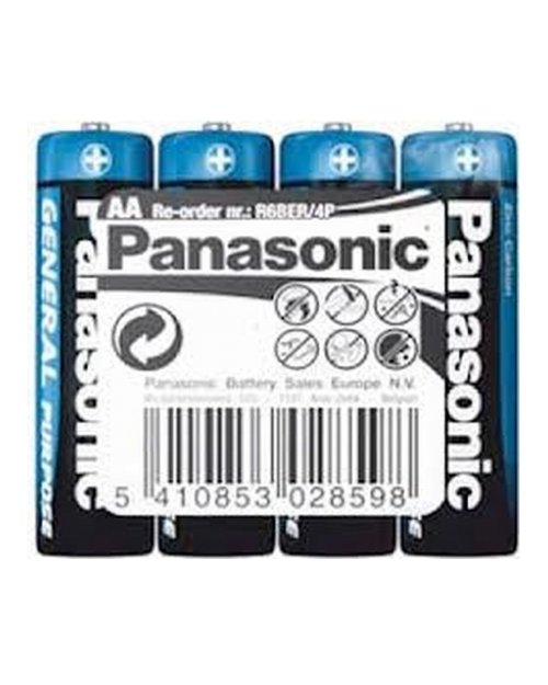 Panasonic  Батарейка солевая  General Purpose АА/4B