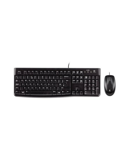 Logitech  Проводной комплект мышь + клавиатура  MK120 (920-002561)