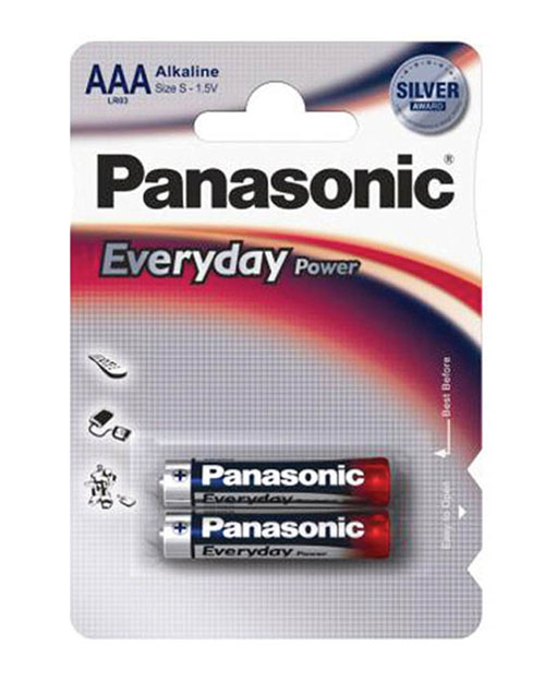 Panasonic  Батарейка щелочная  Every Day Power AAA/2B