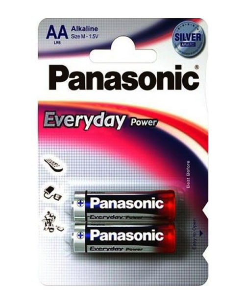 Panasonic  Батарейка щелочная  Every Day Power AA/2B