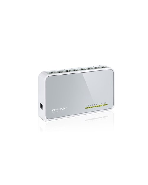 TP-Link TL-SF1008D 8-портовый 10/100 Мбит/с настольный коммутатор - фото 2 TP-Link TL-SF1008D 8-портовый 10/100 Мбит/с настольный коммутатор - фото 2