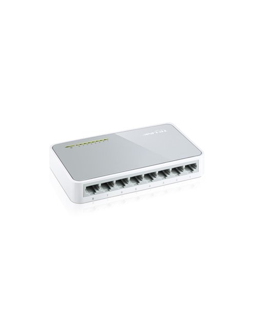 TP-Link TL-SF1008D 8-портовый 10/100 Мбит/с настольный коммутатор - фото 4 TP-Link TL-SF1008D 8-портовый 10/100 Мбит/с настольный коммутатор - фото 4