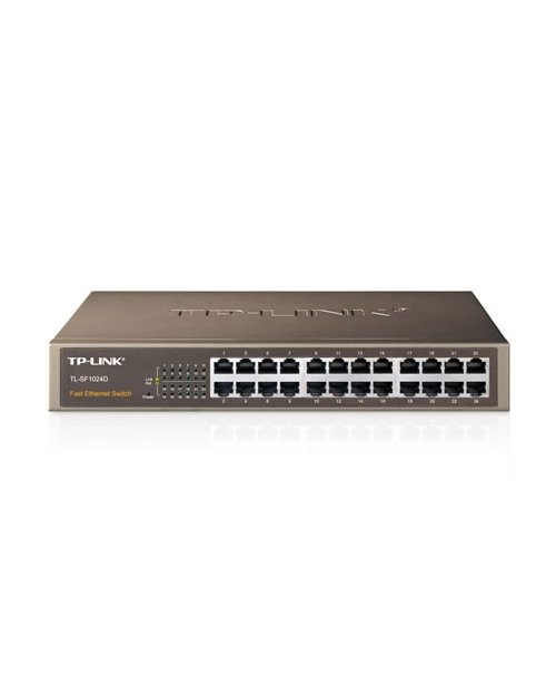 TP-Link TL-SF1024D 24-портовый Fast Ethernet настольный/монтируемый в стойку коммутатор - фото 2 TP-Link TL-SF1024D 24-портовый Fast Ethernet настольный/монтируемый в стойку коммутатор - фото 2