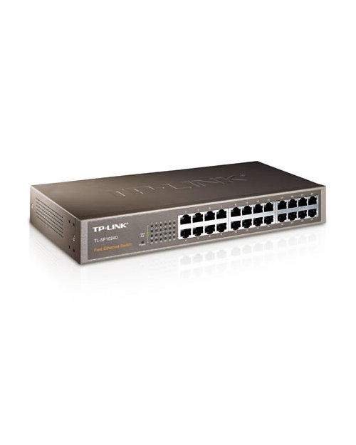 TP-Link TL-SF1024D 24-портовый Fast Ethernet настольный/монтируемый в стойку коммутатор - фото 3 TP-Link TL-SF1024D 24-портовый Fast Ethernet настольный/монтируемый в стойку коммутатор - фото 3
