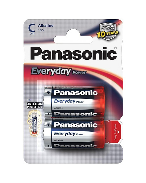 Panasonic  Батарейка щелочная  Every Day Power C/2B