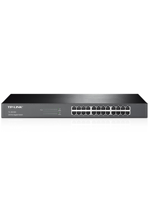 TP-Link   TL-SG1024 24-портовый гигабитный монтируемый в стойку коммутатор