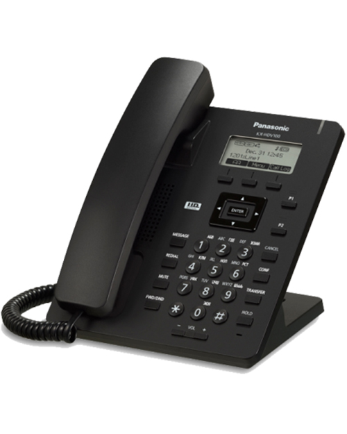 Panasonic   KX-HDV100RUB Проводной SIP-телефон 2.3-дюйм, 1 линия, 1 порт, память 500 номеров
