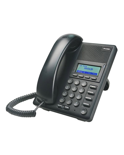 D-Link   DPH-120SE IP-телефон с 1 WAN-портом 10/100Base-TX с поддержкой PoE и 1 LAN-портом 10/100