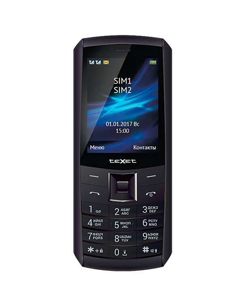 Texet  Мобильный телефон  TM-D328 цвет черный