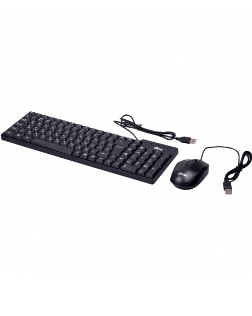 RITMIX  Проводной набор  RKC-010 Black клавиатура + мышь