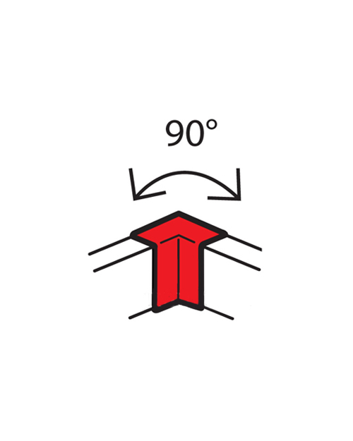 Legrand   638013 Плоский угол 100х50 METRA