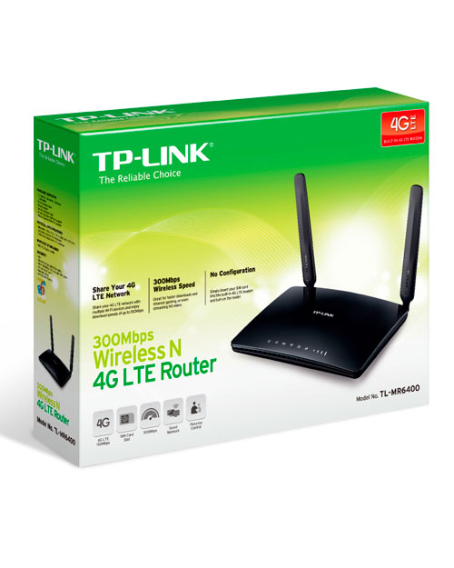 TP-link TL-MR6400 N300 4G LTE Wi-Fi роутер - фото 4