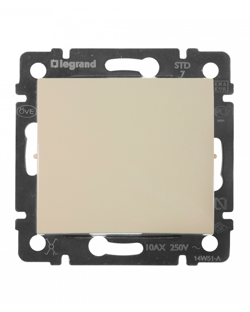 Legrand 695608 Переключатель промежуточный Valena, слоновая кость Legrand 695608 Переключатель промежуточный Valena, слоновая кость