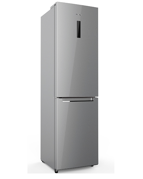 SKYWORTH  Холодильник  SRD-489CBE 337L(237+100), A+++,No frost, Led-display,Egg+Ice tray, 600×685×1950,inox
