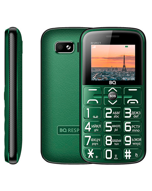 BQ  Мобильный телефон -1851 Respect Зелёный