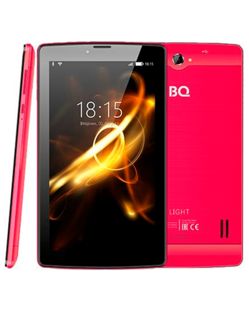 BQ  Планшет -7083G Light red 3G (7", 1024*600, TN, 4*1.0Ghz,  1+8Гб, GPS, 7.0)
