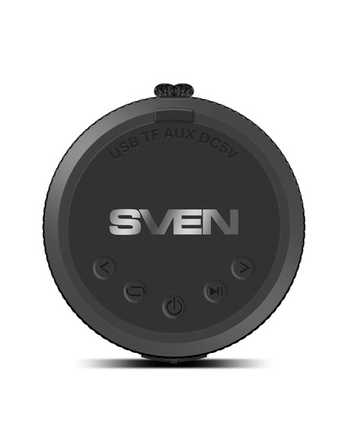 SVEN PS-210, black (12W, Водонепроницаемый (IPx6), TWS, FM, USB, microSD, 1500mA*h) - фото 4