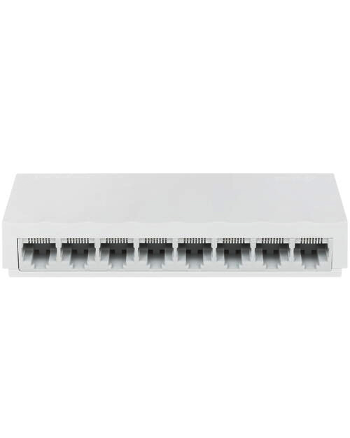 TP-Link LS1008 8-портовый коммутатор, 8-портовый 10/100 Мбит/с настольный пластиковый коммутатор - фото 2