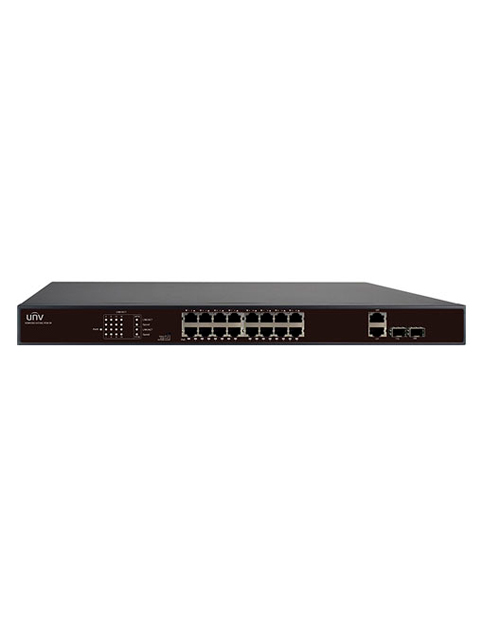 UNV NSW2010-16T2GC-POE-IN 16×100Mbps PoE ports (RJ45)+2×1000Mbps Combo ports UNV NSW2010-16T2GC-POE-IN 16×100Mbps PoE ports (RJ45)+2×1000Mbps Combo ports