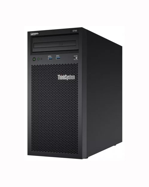 Lenovo  Сервер  ST50 Xeon E-2224G  (4C 3.5GHz 8MB Cache/71W), SW RAID, 2x1TB SATA, 1x8GB, 250W, Slim DVD-RW, 3 года гарантии