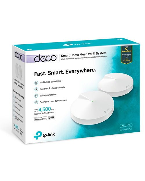 TP-Link Deco M9 Plus AC2200 Mesh Wi-Fi система для умного дома - фото 4 TP-Link Deco M9 Plus AC2200 Mesh Wi-Fi система для умного дома - фото 4
